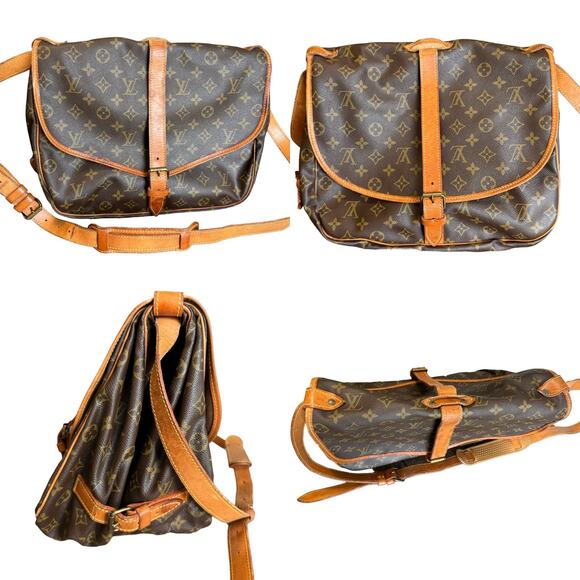 💎✨BEAUTIFUL✨💎Authentic Louis Vuitton Saumur 35 Shoulder Bag - Picture 7 of 8